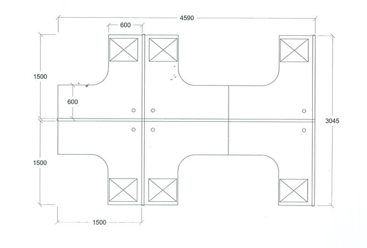 workstation drawing