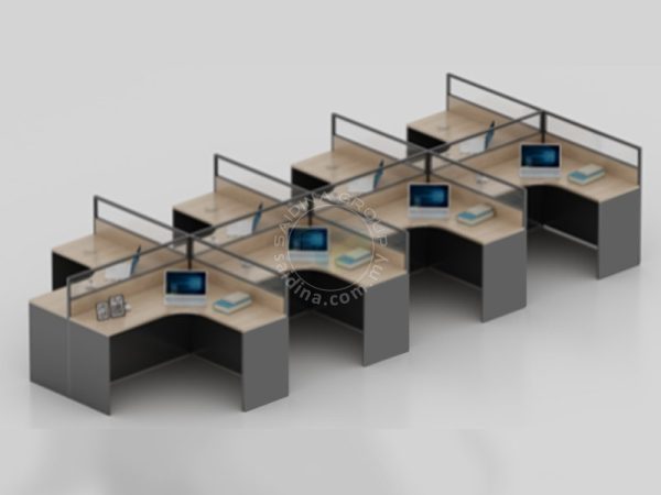 8 seater office workstation