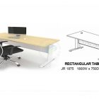 office tables cw J metal leg