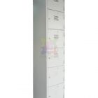 6 compartment locker