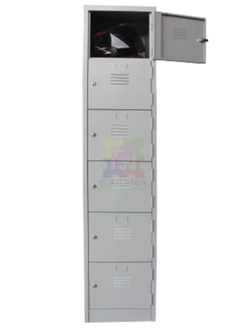 6 compartment locker