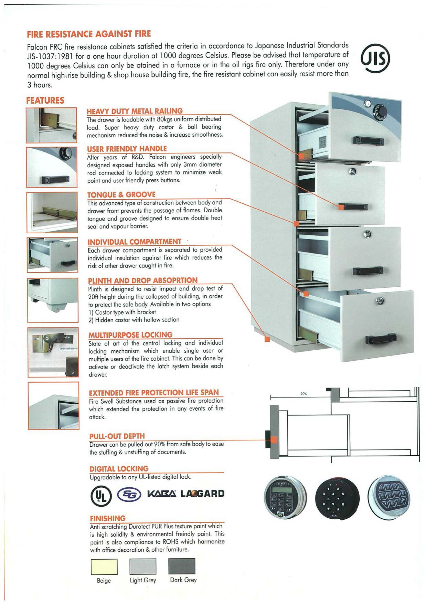 fire resistant cabinet