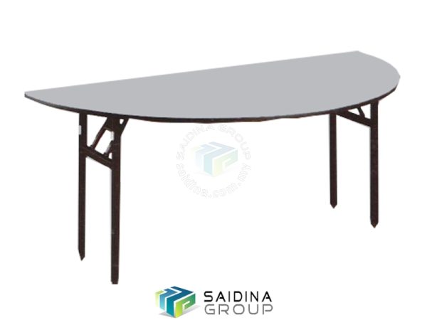 Half round banquet table