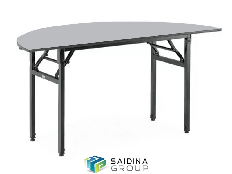 Half round banquet table