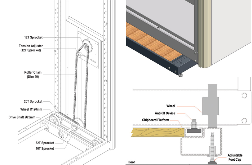 mobile compactor feature