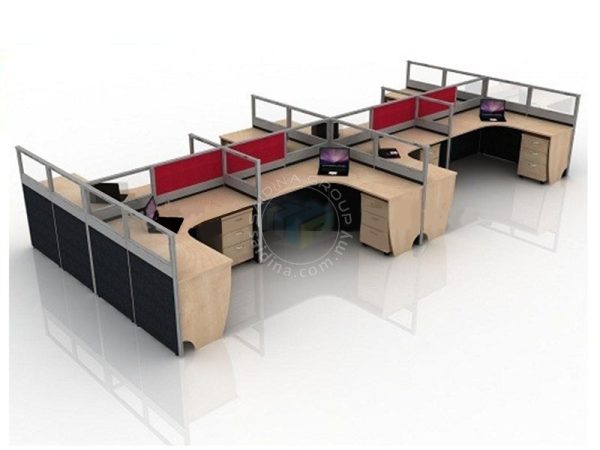 8 seater workstation