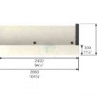 reception counter drawing