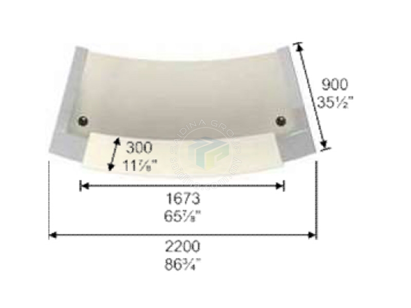 reception counter drawing